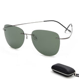 With case Polarized Titanium Sunglasses Polaroid