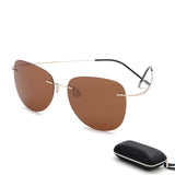 With case Polarized Titanium Sunglasses Polaroid