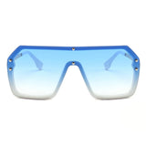 Oversized Shield Visor Sunglasses