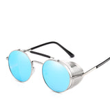 MuseLife Retro Round Metal Sunglasses Steampunk Men