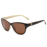 Luxury Brand Design Cat Eye Polarized Sunglasses Womens