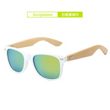 Brand Design Wood Men Bamboo Sunglasses
